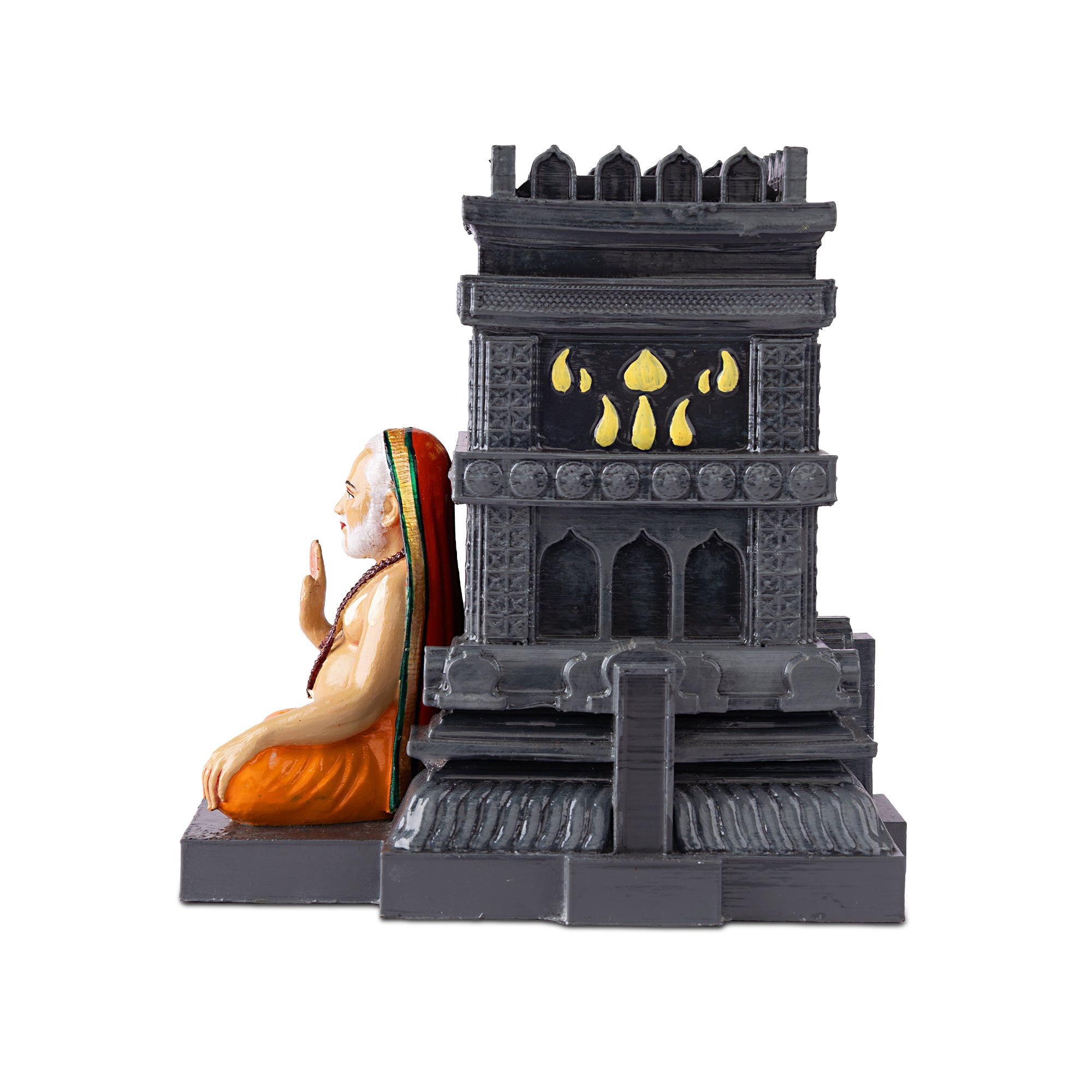 Sri Raghavendra Swami Deity -  Statue With Brindavana